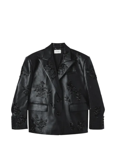 MARKGONG floral-motif bead-embellished blazer