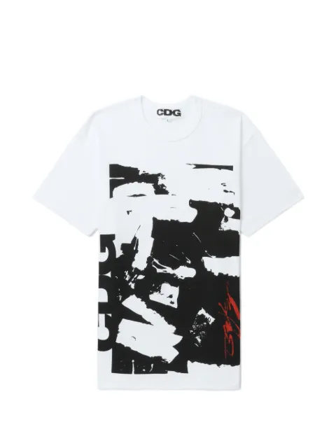 CDG 图案印花T恤