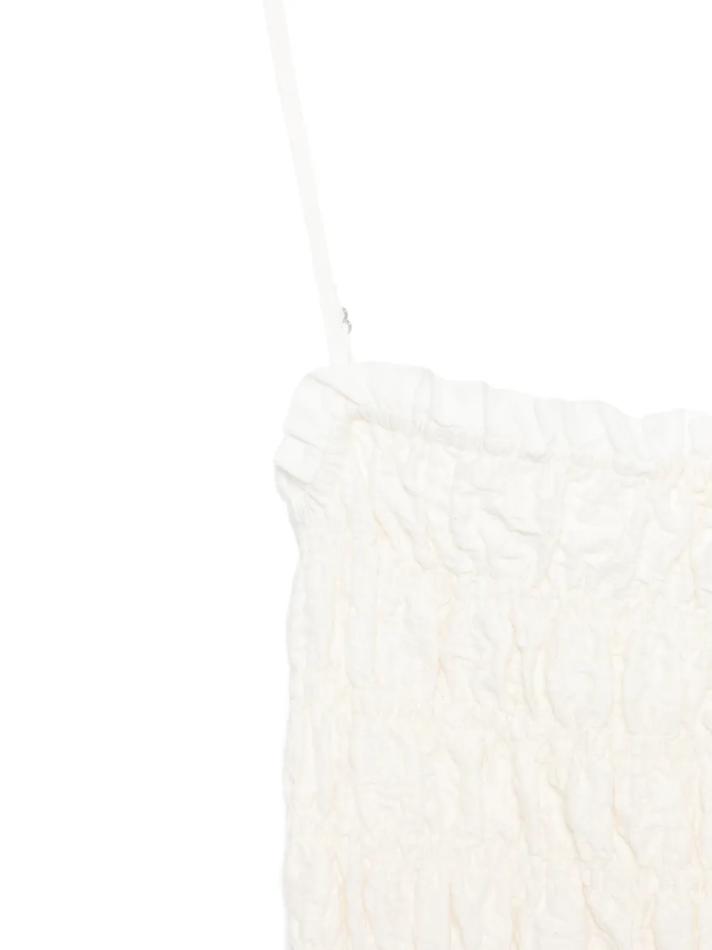  System Ruffled Strap Top - Neutrals 