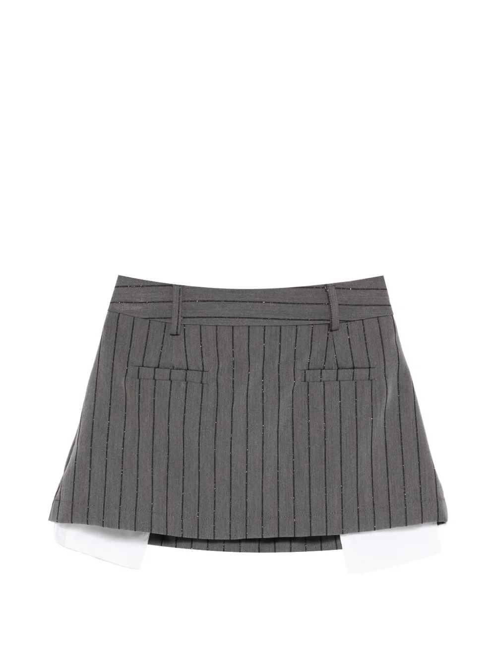 Pinstripe Mini Skirt