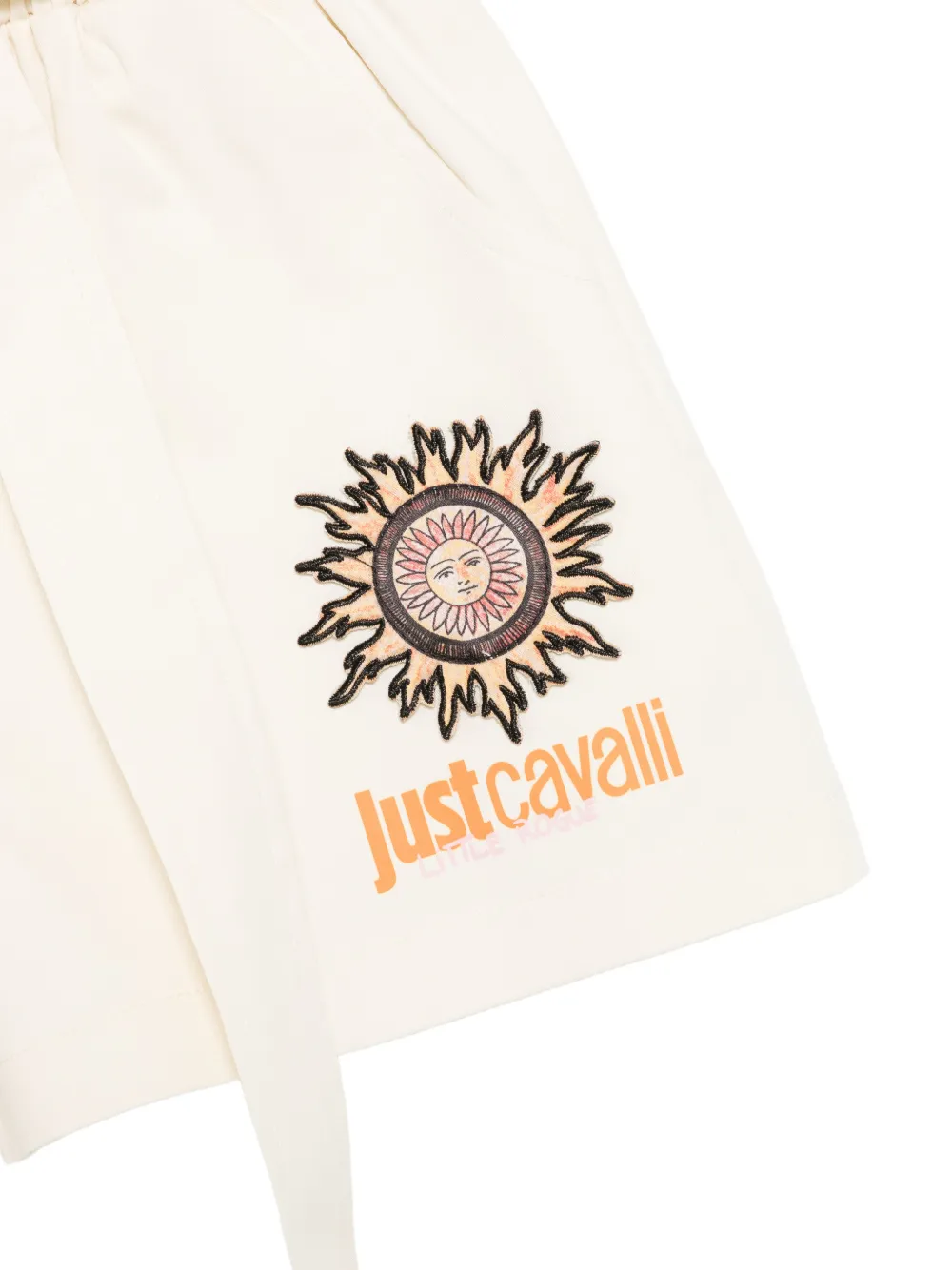  Just Cavalli Sun-appliqué Shorts - Neutrals 