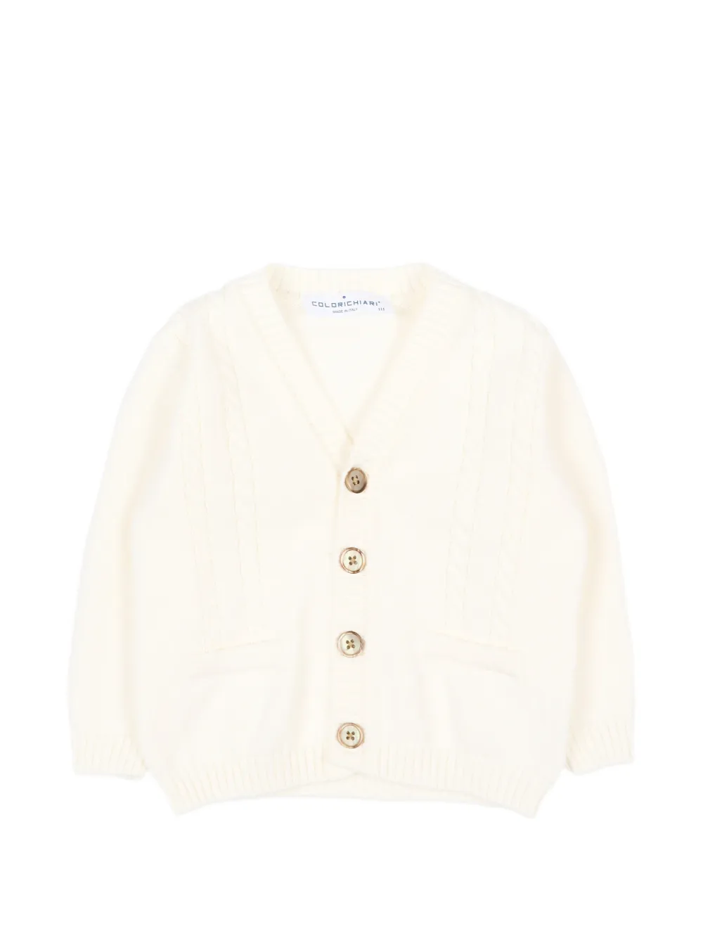 Colorichiari Kabelgebreide set Beige