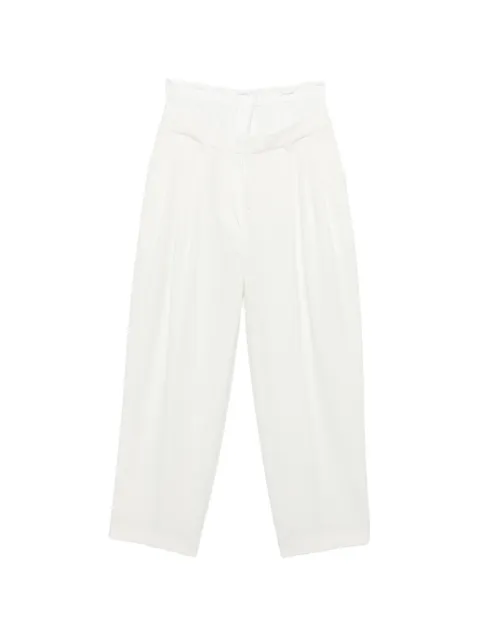 System belt-loop drawstring trousers