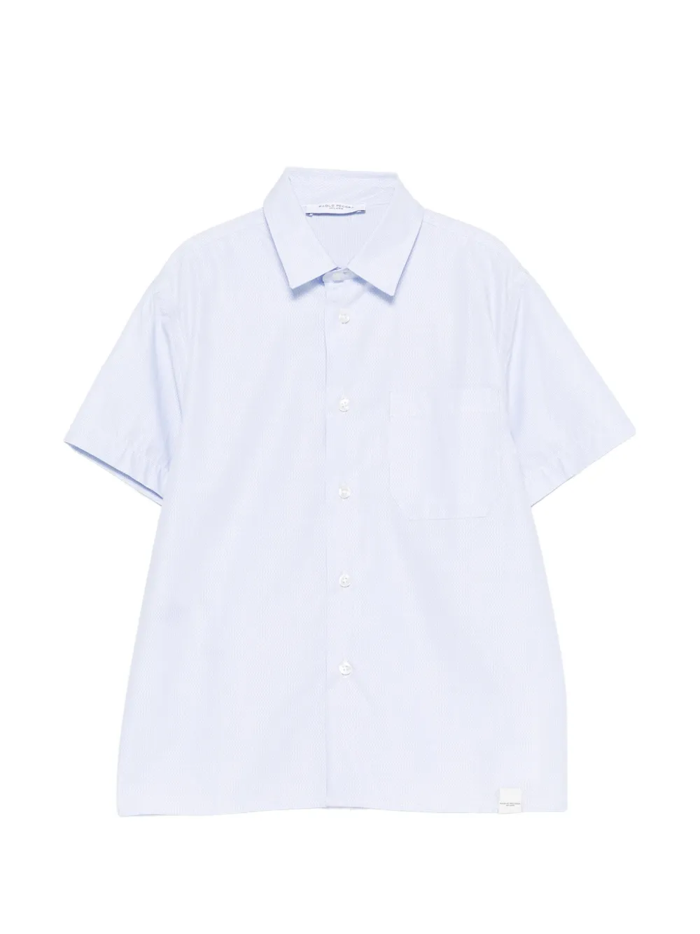 Paolo Pecora Kids patterned shirt - Blu