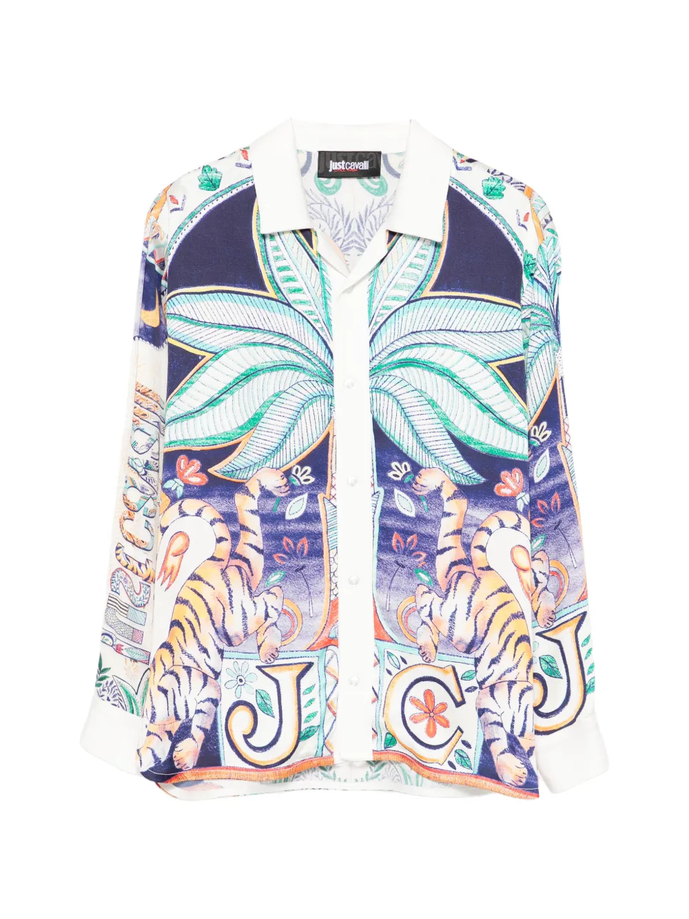 Just Cavalli printed shirt - Bianco