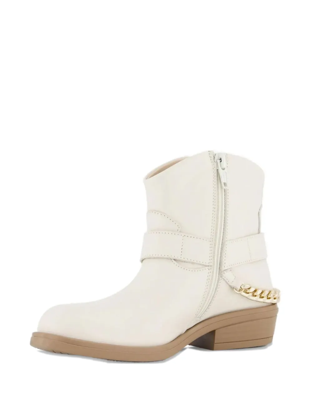 TWINSET Kids chain strap boots - Bianco