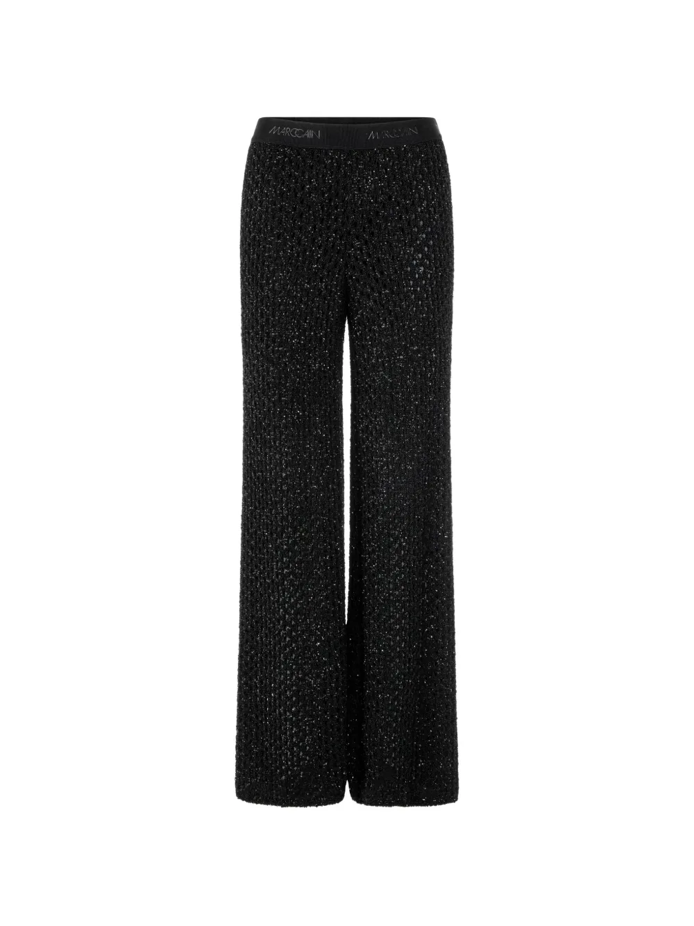 MARCCAIN Welkom knitted trousers - Nero