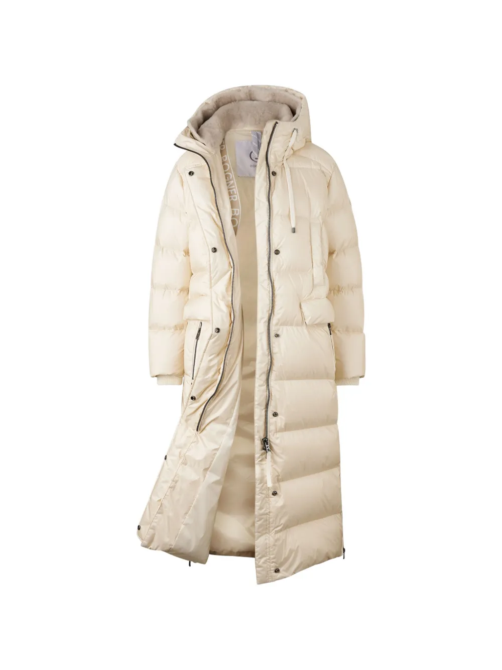  Bogner Cappotto Imbottito Jonna Con Cappuccio - Toni Neutri 