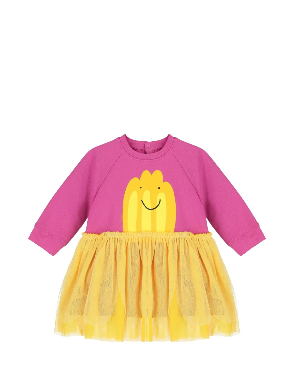 Stella McCartney Kids graphic dress - Yellow