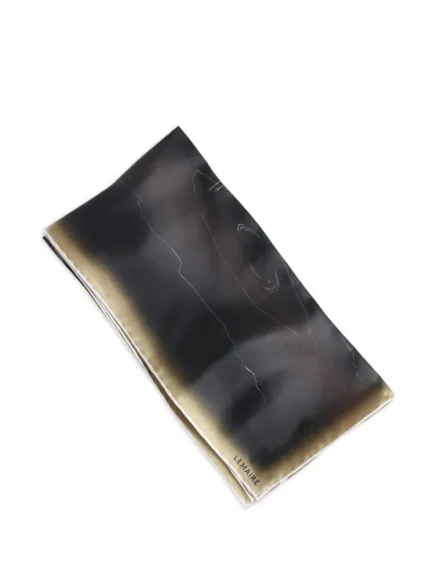 LEMAIRE mascada con logo estampado