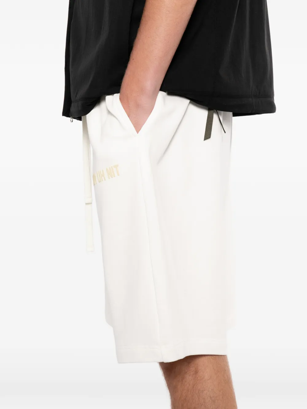 Ih Nom Uh Nit Shorts met logoprint Wit