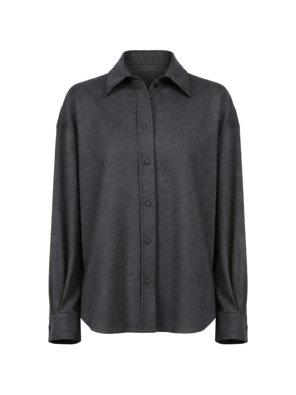 Harris Wharf London long-sleeve shirt - Grigio