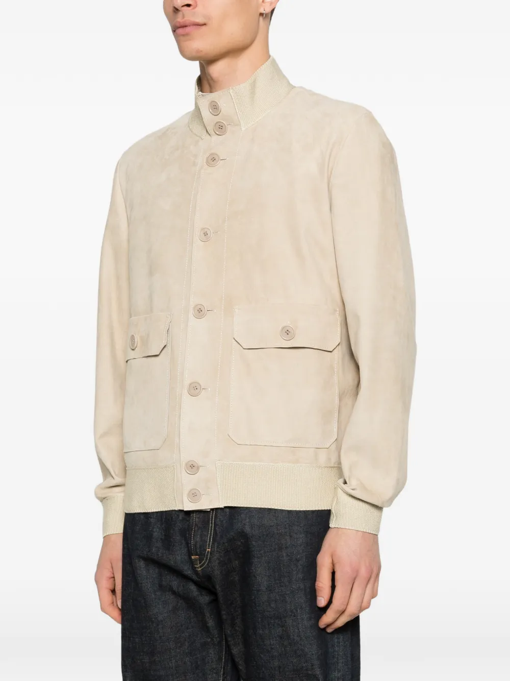  Salvatore Santoro Button Patch-pocket Jacket - Neutrals 