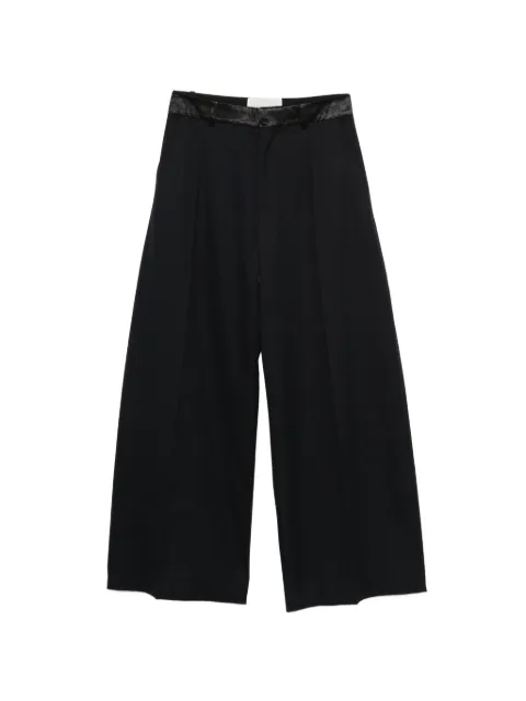 Nackiyé Hutton velvet trim palazzo pants