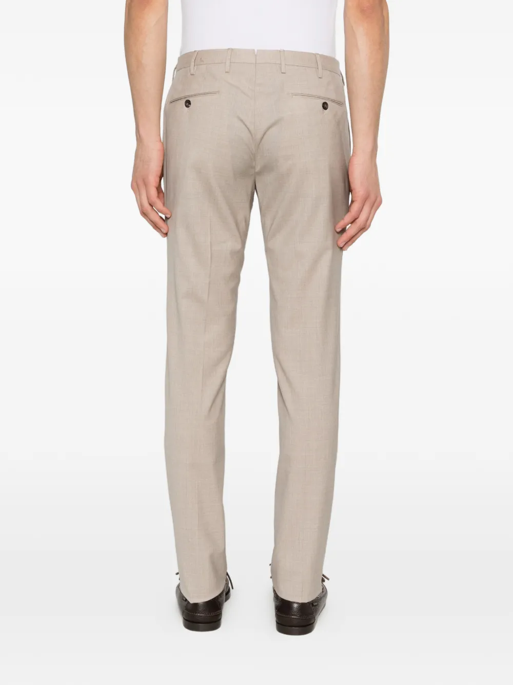 Incotex Broek met knopen Beige