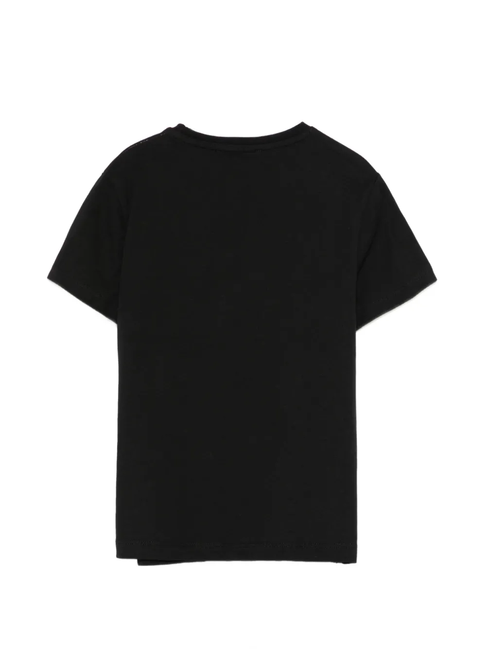 John Richmond Junior T-shirt met rubberen logo Zwart