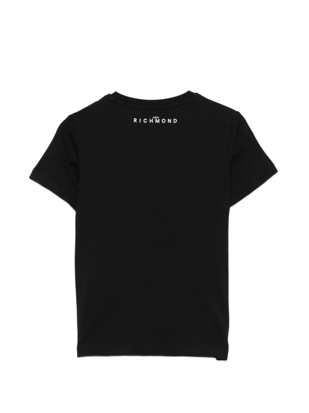 John Richmond Junior T-shirt met ronde hals Zwart