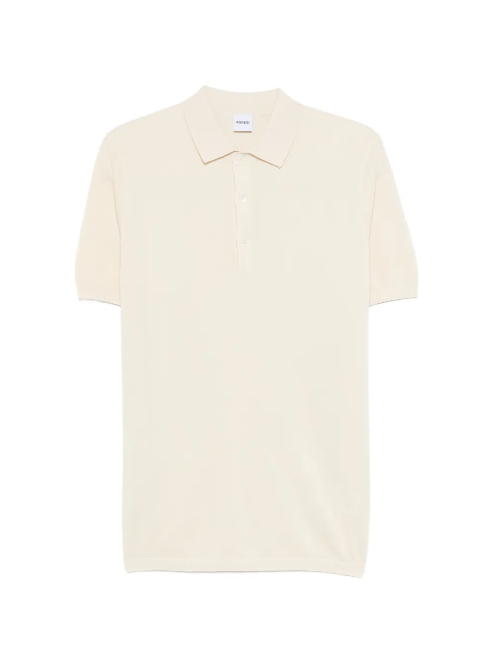 ASPESI collared short-sleeve T-shirt - Toni neutri