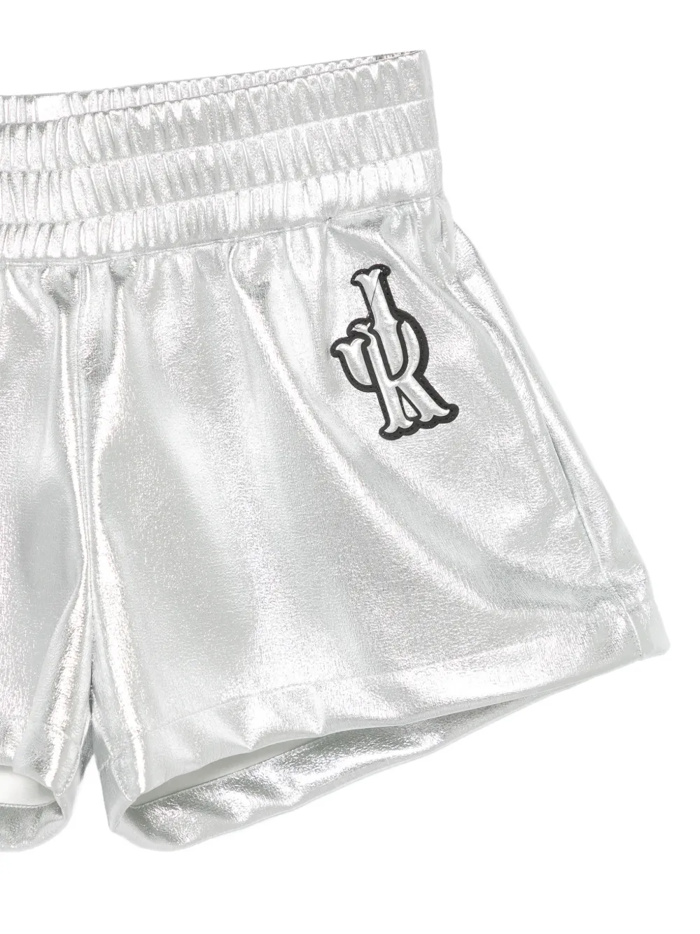  John Richmond Junior Metallic Shorts - Silver 