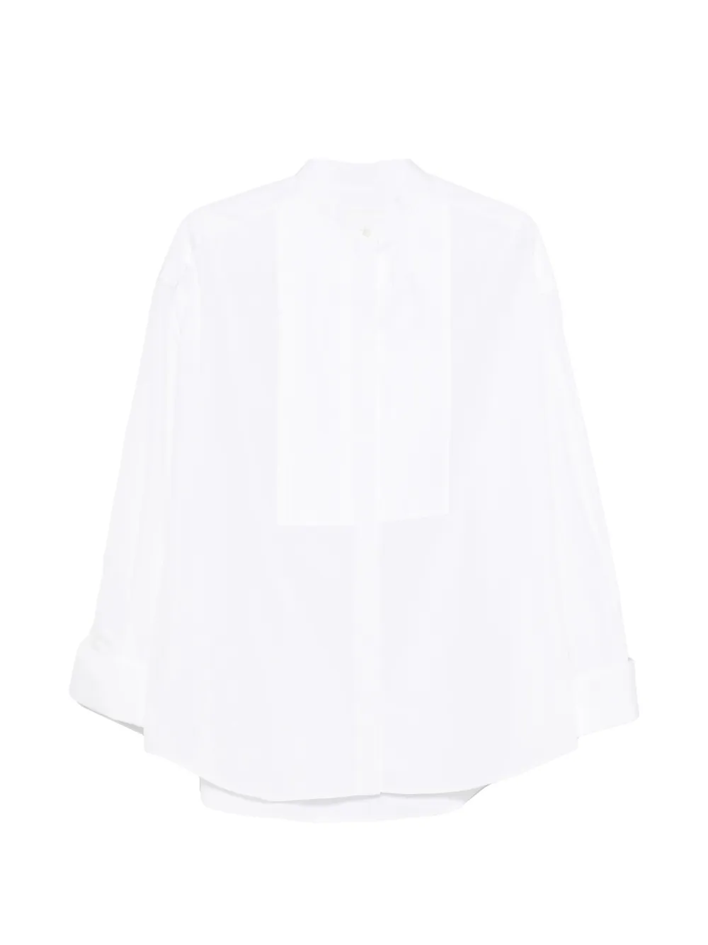 Nackiyé Tux panelled shirt - Bianco