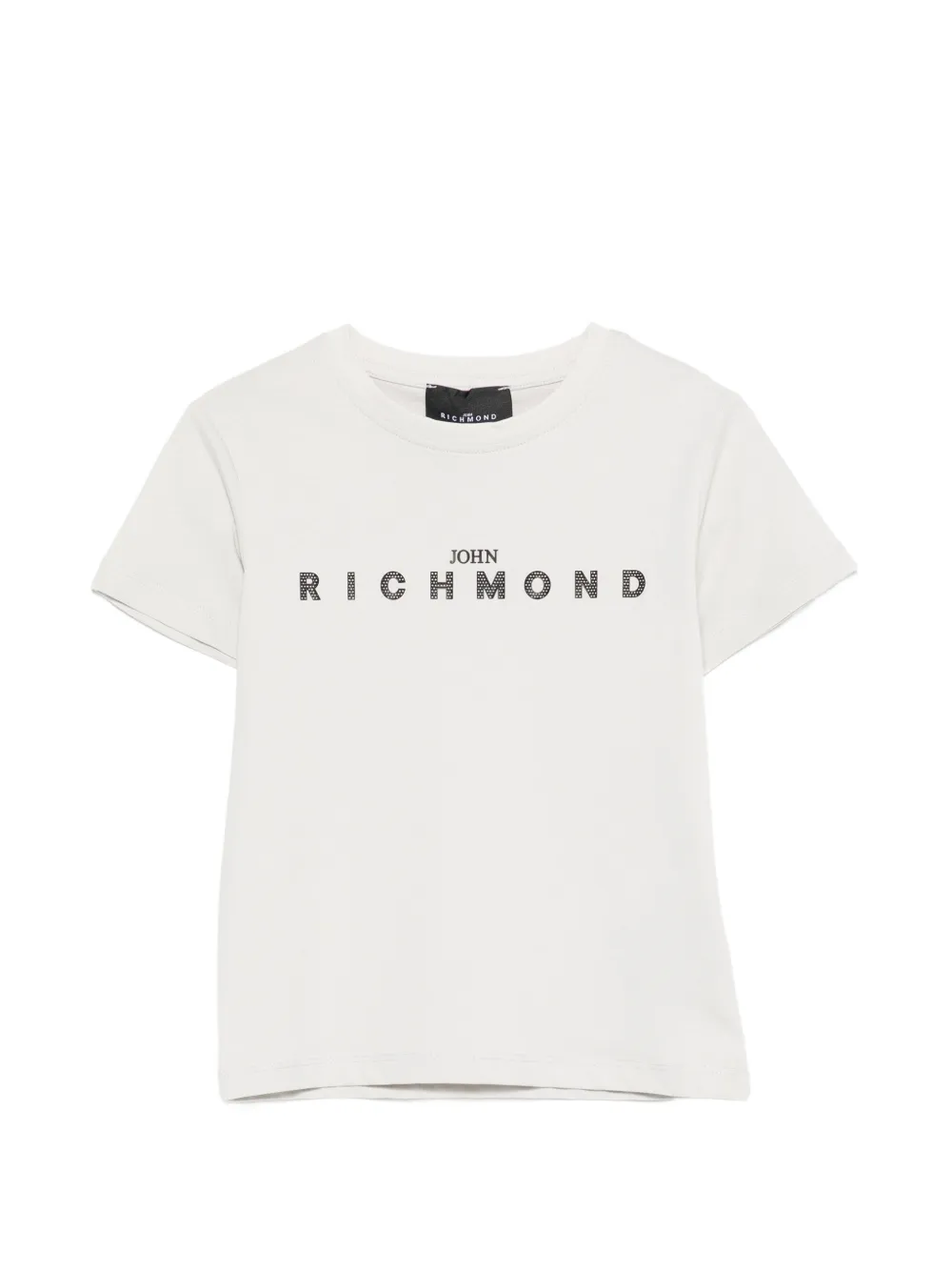 John Richmond Junior logo T-shirt - Grigio