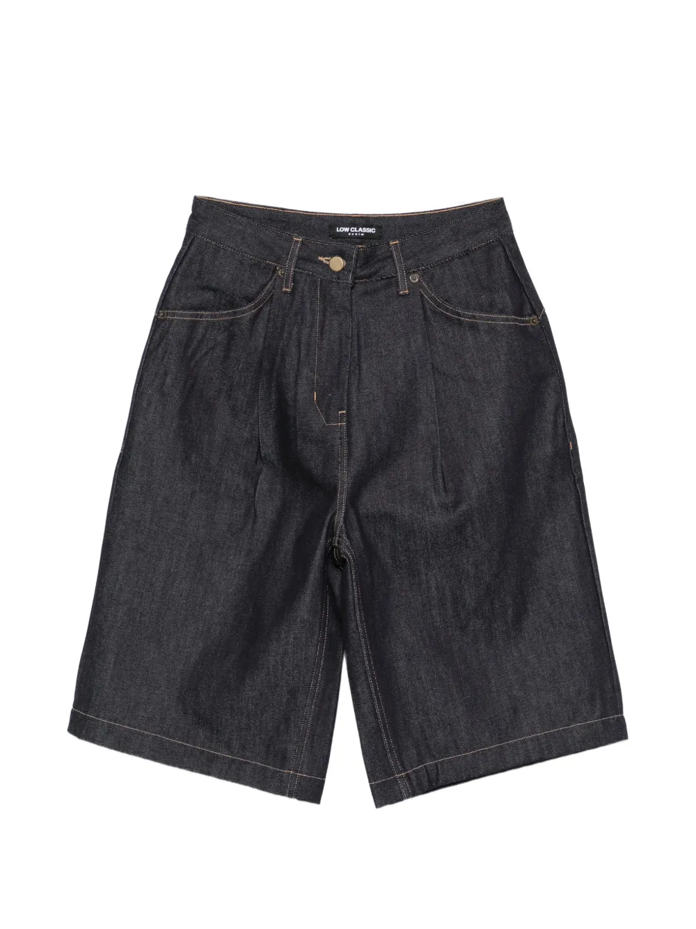 Low Classic belt-loop pocket shorts - Blu