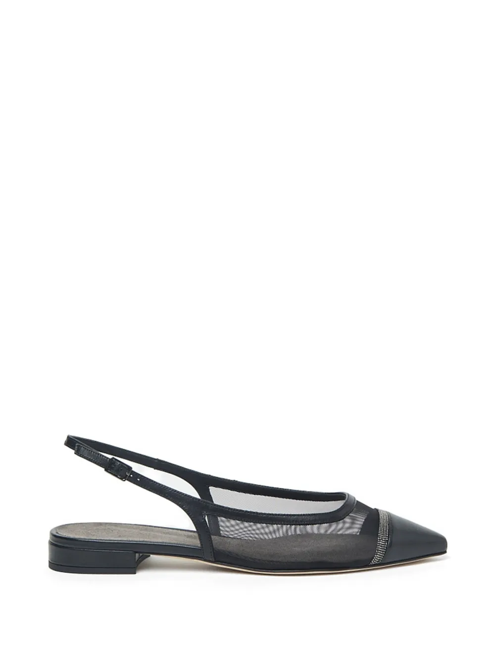 Peserico pointed-toe ballet flats - Nero