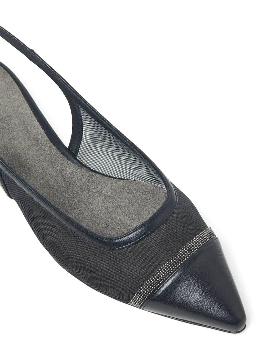 Peserico pointed-toe ballet flats Zwart