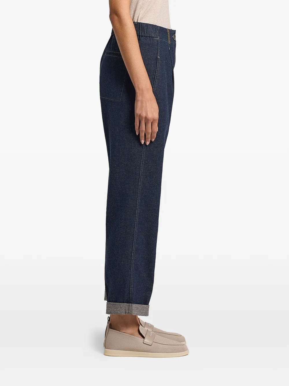 Peserico Plooibroek Blauw