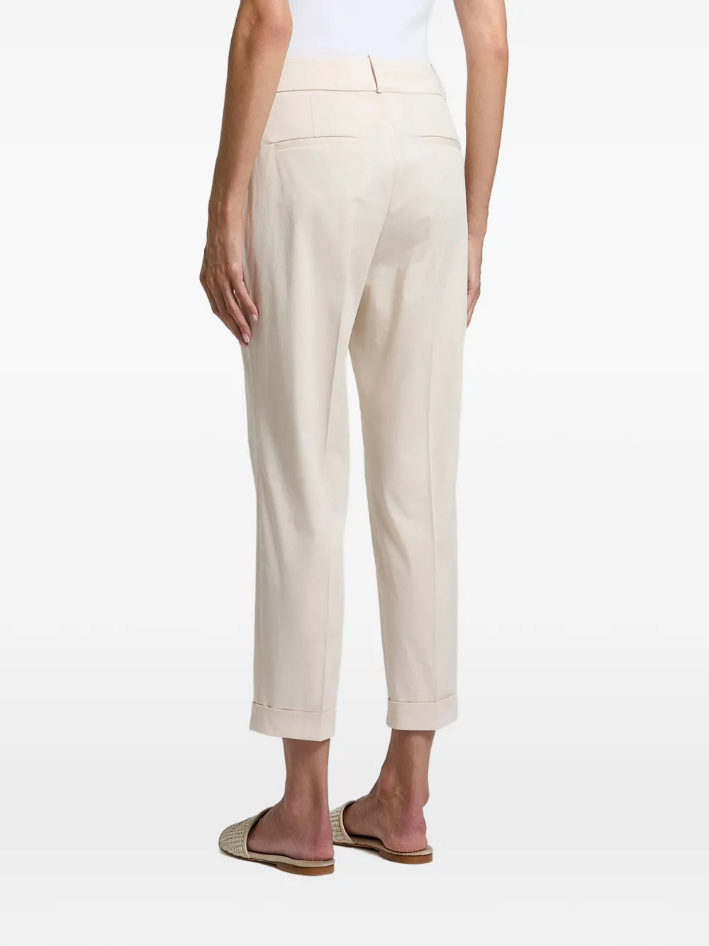 Peserico Cropped broek Beige
