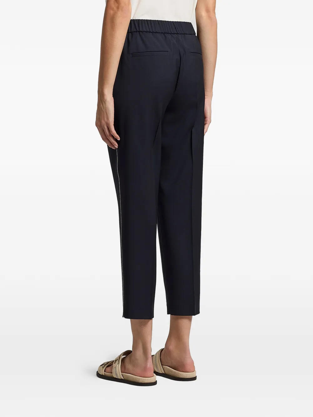  Peserico Wool Trousers - Blue 