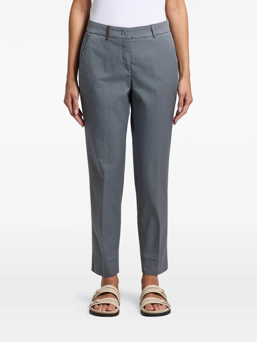 Peserico tapered trousers - Grigio