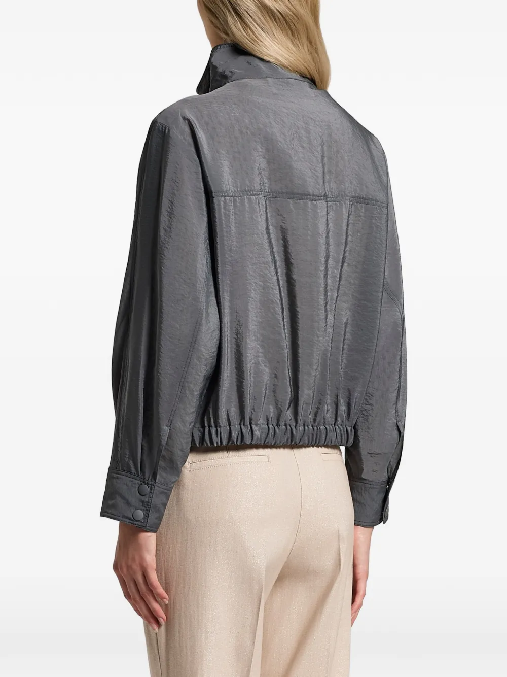  Peserico Flap-pocket Zip Jacket - Grey 