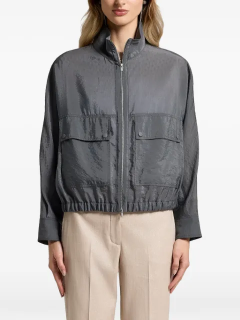 Peserico flap-pocket zip jacket