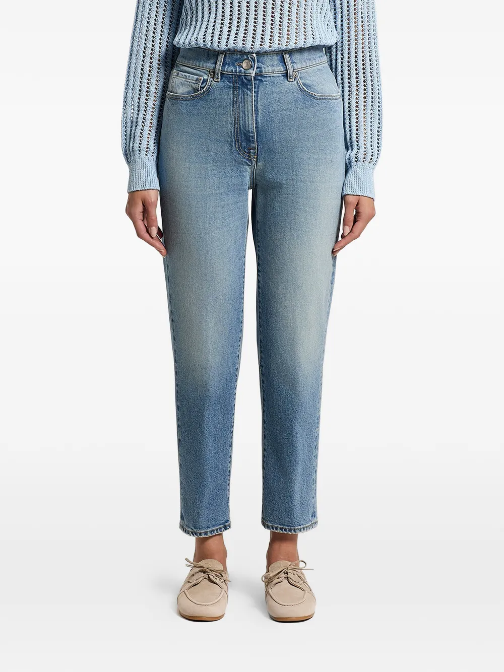 Peserico five-pocket jeans - Blu
