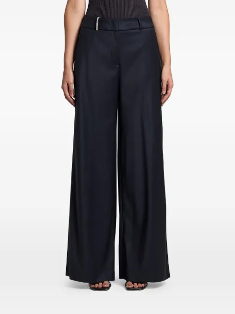 Peserico pantalones de sarga con detalles