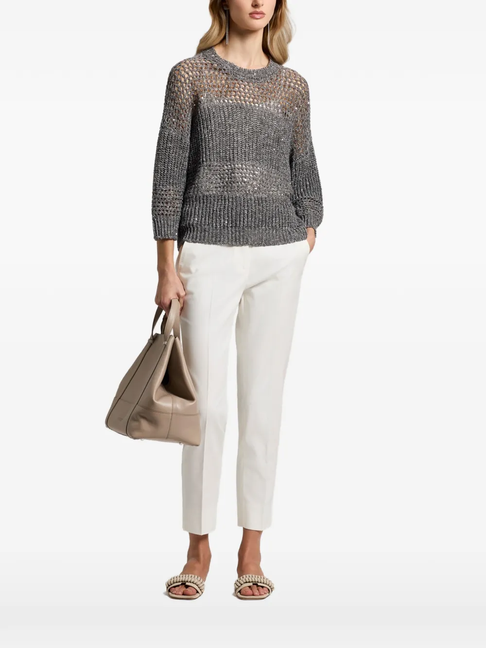 Open-Knit Jumper