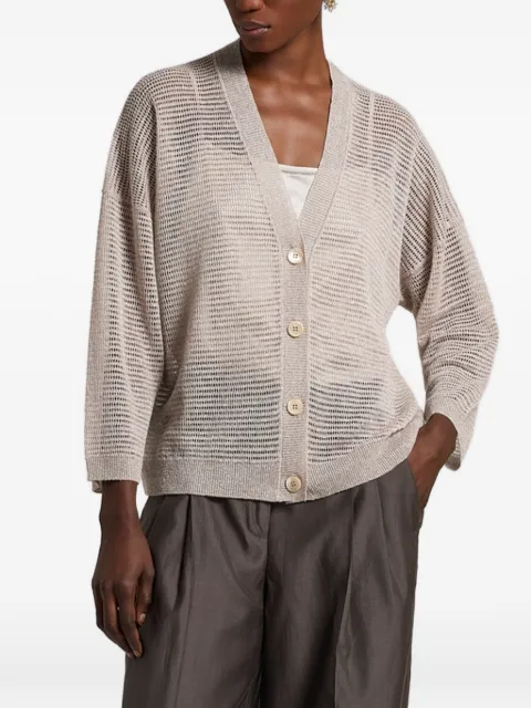 Peserico buttoned knitted cardigan