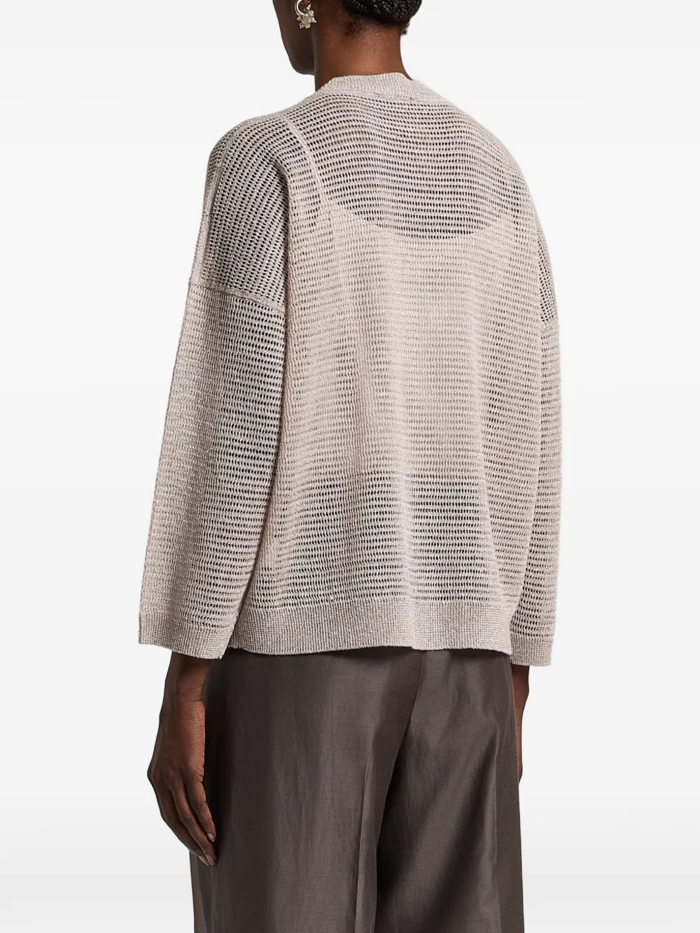  Peserico Buttoned Knitted Cardigan - Neutrals 