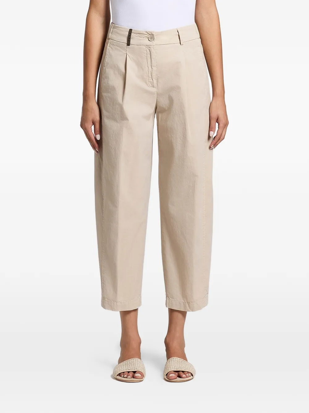 Peserico pleated trousers - Toni neutri