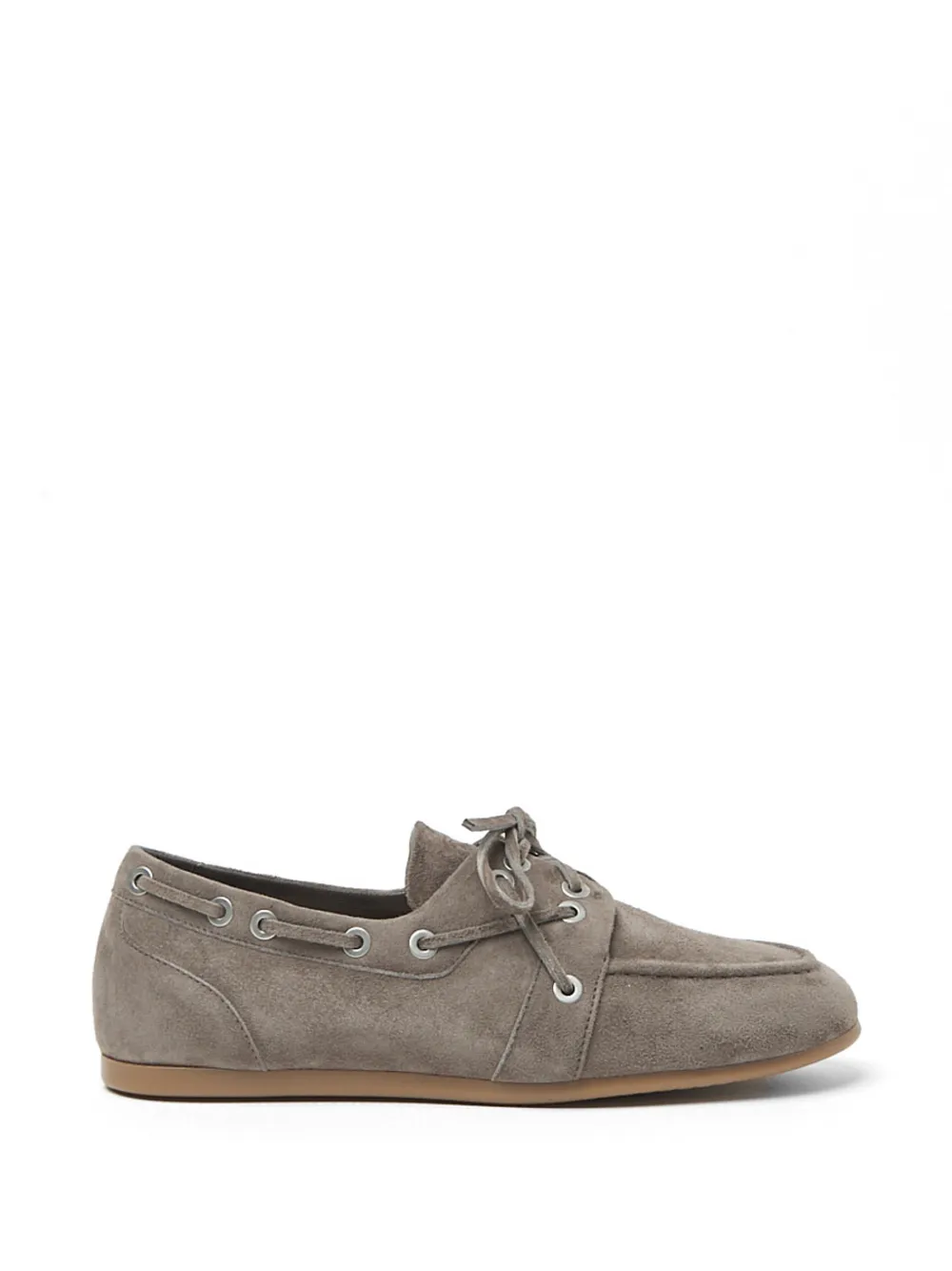 Peserico suede lace-up loafers - Grigio