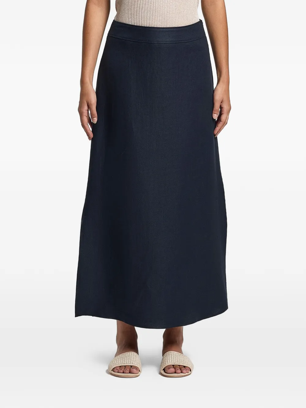 Peserico tube midi skirt - Blu