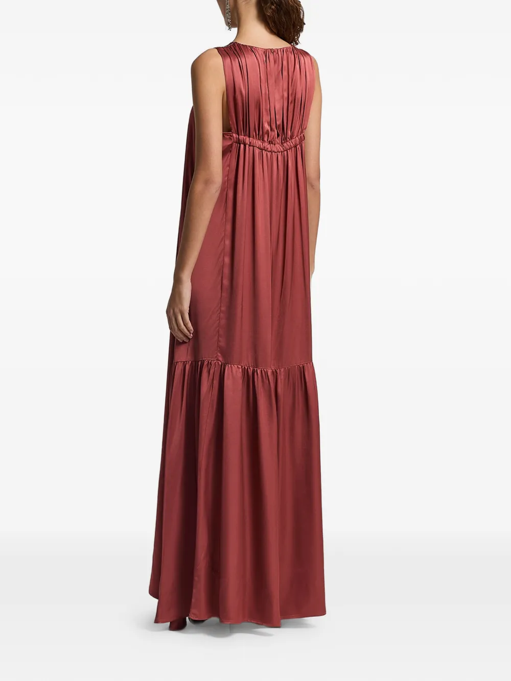  Peserico Sleeveless Maxi Dress - Red 