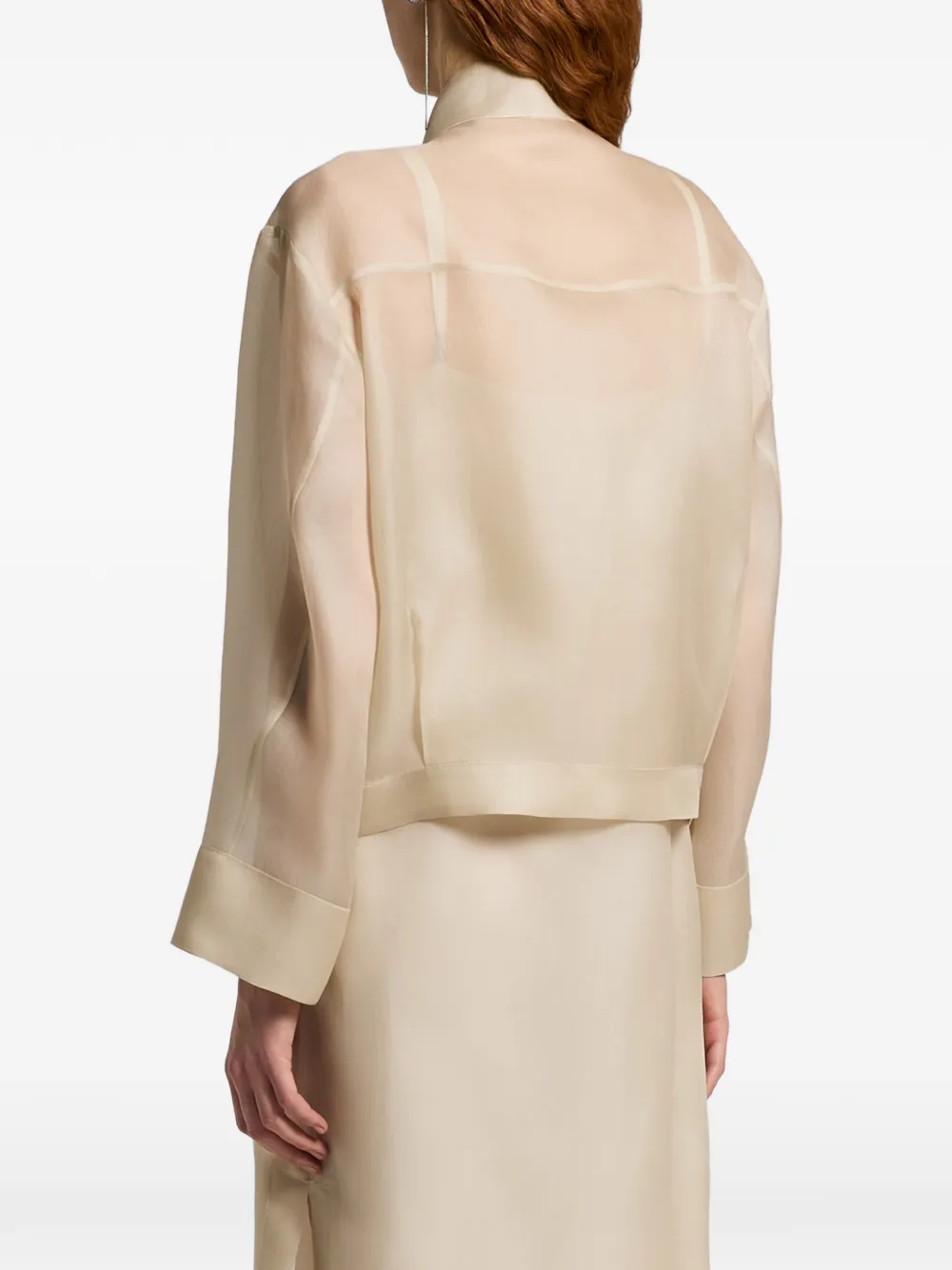  Peserico Zip Pocket Coat - Neutrals 