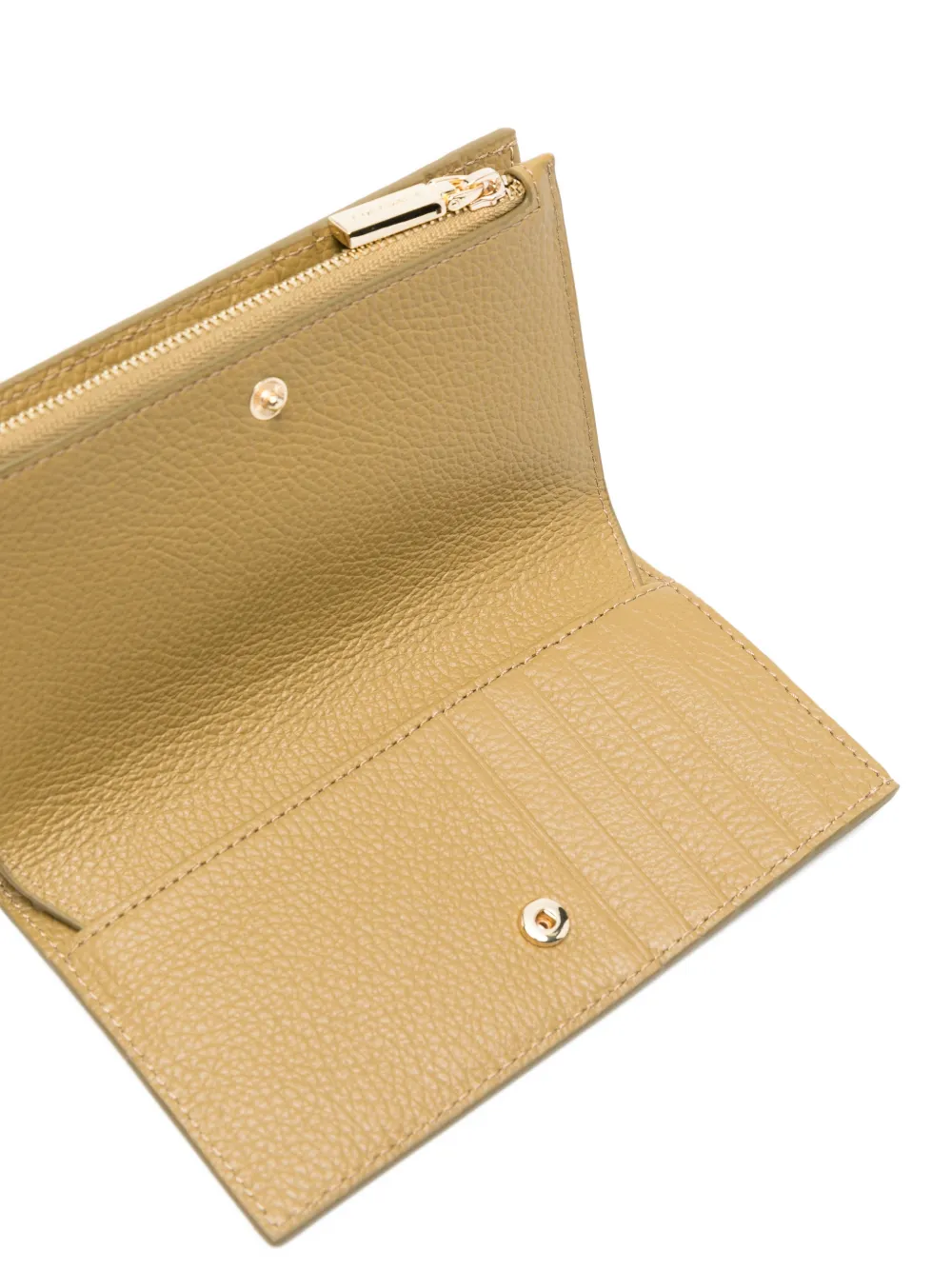  Coccinelle Large Metallic Wallet - Green 