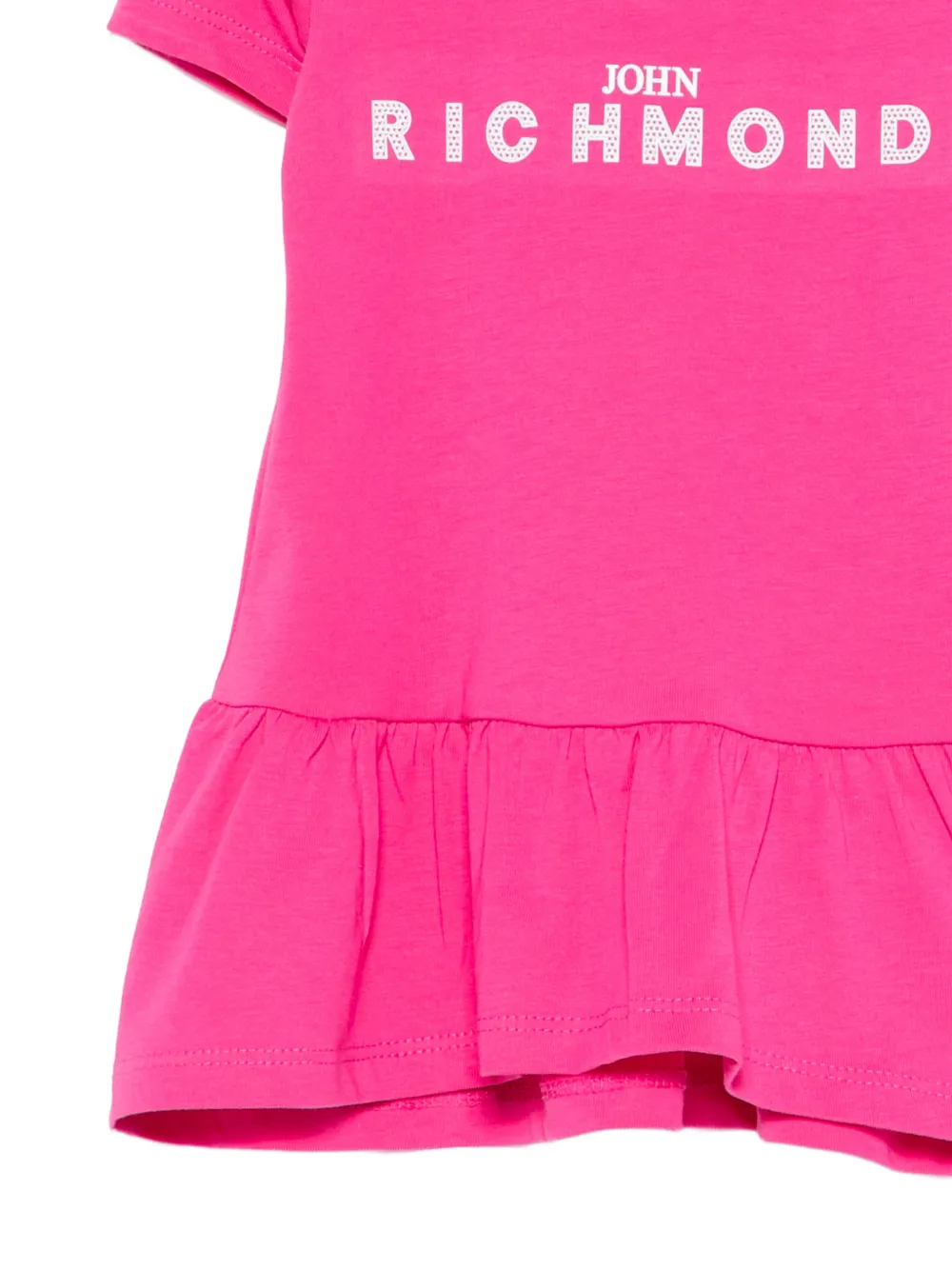 John Richmond Junior Jurk met ruches Roze