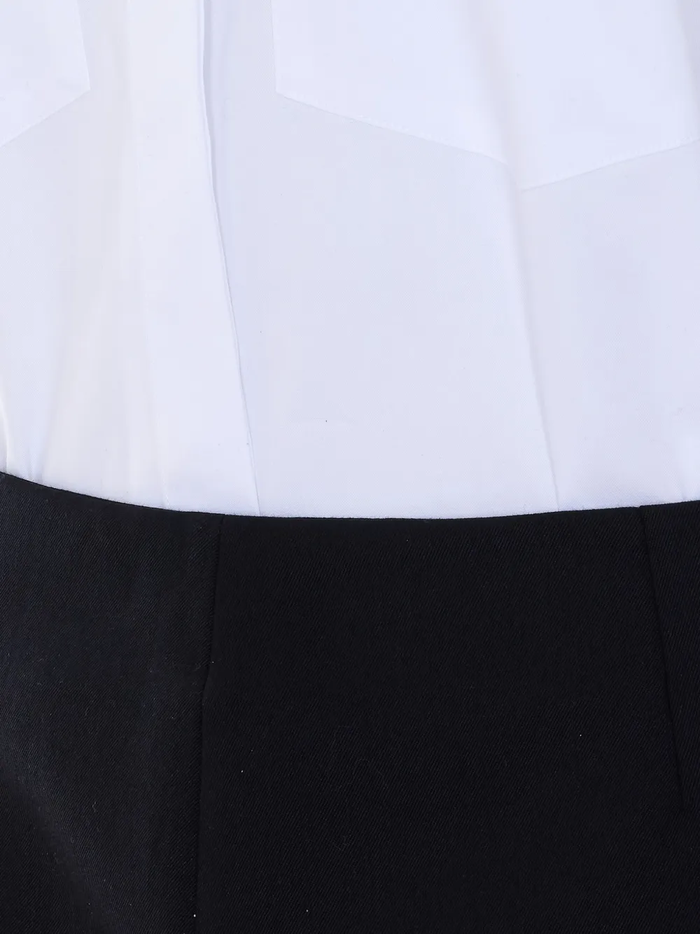 DONDUP Gelaagde blousejurk Wit