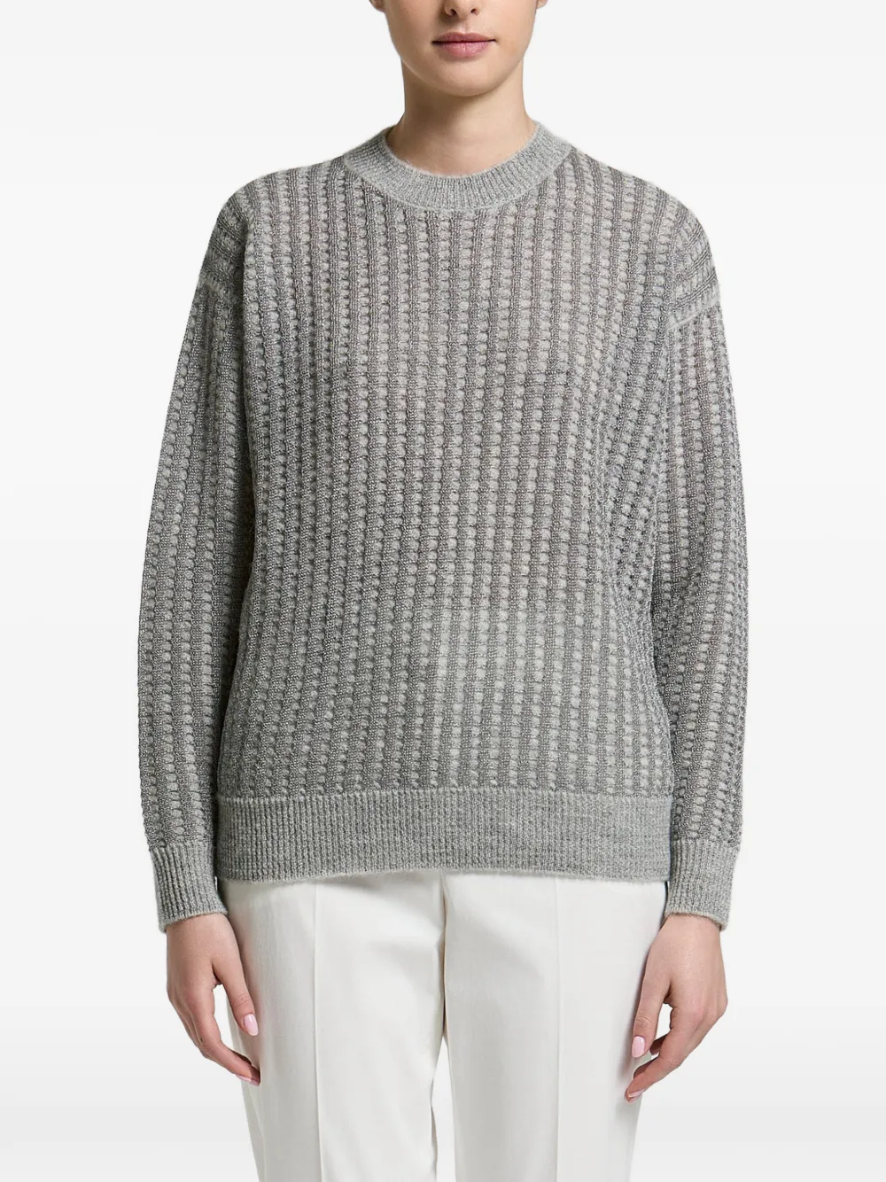 Peserico crew-neck sweater - Grigio