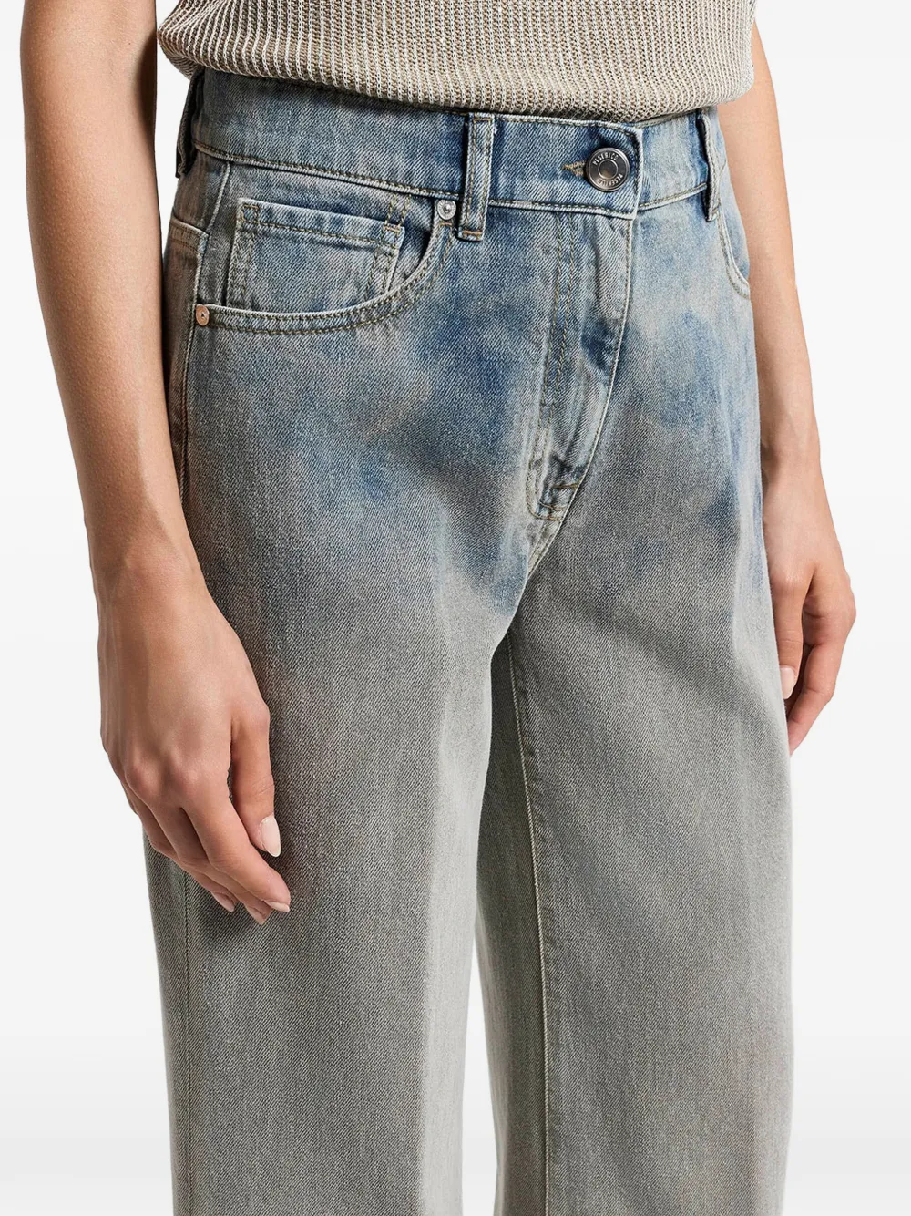 Tie-Dye Palazzo Jeans