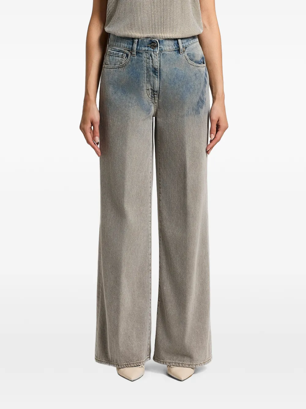 Tie-Dye Palazzo Jeans